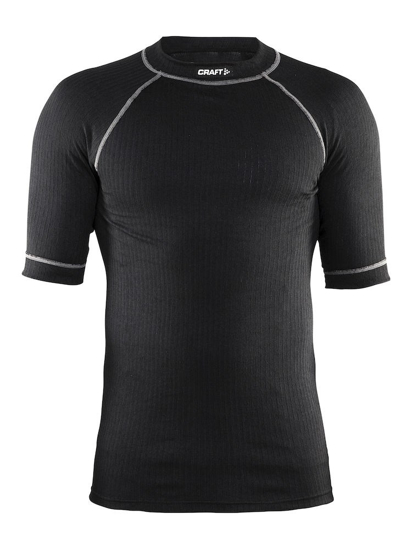 CRAFT ACTIVE SHIRT RONDE HALS KORTE MOUW, ZWART, MT.M 194002-2999-5 3339613