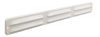 SCHOEPENROOSTER, ALUMINIUM, OPBOUWMAAT 370X40MM, WIT, RAL 9010 BULK B1-3704W 3340313