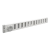 SCHUIFROOSTER, ALUMINIUM, 40 MM. HOOG WIT, RAL 9010 3-3704W 3340320