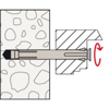 FISCHER F 10 M 112 MET. KOZIJNPLUG 88674 3340425