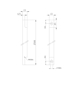 STAAF 13-250CM BULK PER 5 STAAF VOOR POMPESPAGNOLET 13V, LENGTE 250 CM  3340890