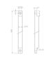 STAAF 16-300CM BULK PER 3 STAAF VOOR POMPESPAGNOLET 16V, LENGTE 300 C  3340891