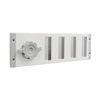 SCHUIFROOSTER, ALUMINIUM 90 MM. HOOG WIT, RAL 9010 3-3009W 3343522