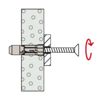 FISCHER PLAATBEVESTIGING PD 10 (100ST) 15935 3344000