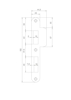 P 646/17/U DR.1+3 BULK PER 10 SLUITPLAAT, RVS 25X192MM AFGEROND, BULKV  3344210