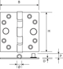 KOGELL.SCHA.DX 89X89 RVS SKG H  3350380