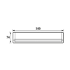 BRIEFPLAAT/GESLEPEN F1/BLISTER 62060011BL 3352058