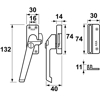 SLUITING 3309/F1/LINKS/BLISTER  3352101