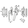 VEILIGHEIDS RAAMSLUITING 3319/LINKS/ GESLEPEN F1/SKG*/BLISTER  3352110