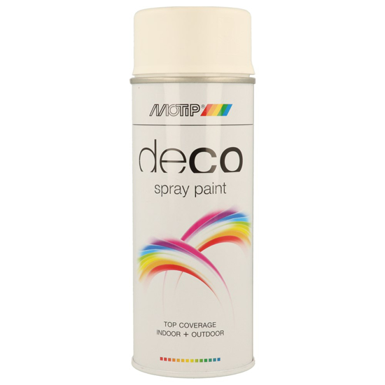 MOTIP COLOURSPRAY MAT RAL9010 HELDER WIT 400ML 01650 3342585