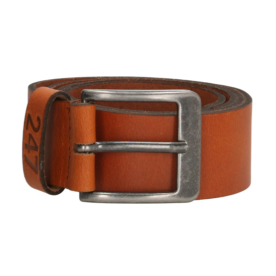 247 BUFFALO LEATHER BELT COGNAC 115 CM  3356557
