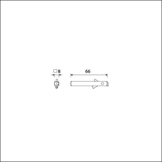 WISSELQUICKSTIFT 8*66 KANTELAAR DEURDIKTE: 38/42 0000900660 3344010