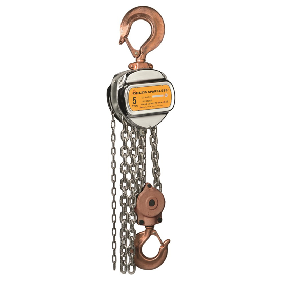 DELTA SPARKLESS – VONKVRIJE HANDKETTINGTAKEL – 1 TON – MET 3 METER HIJ DC.0.06501003 3356788