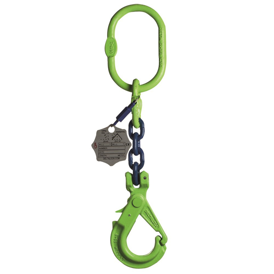 DELTALOCK GRADE 100 - VOORLOPER 10 MM X 1 METER - VEILIGHEIDSHAAK YE.10.1SV.10.010 3357195