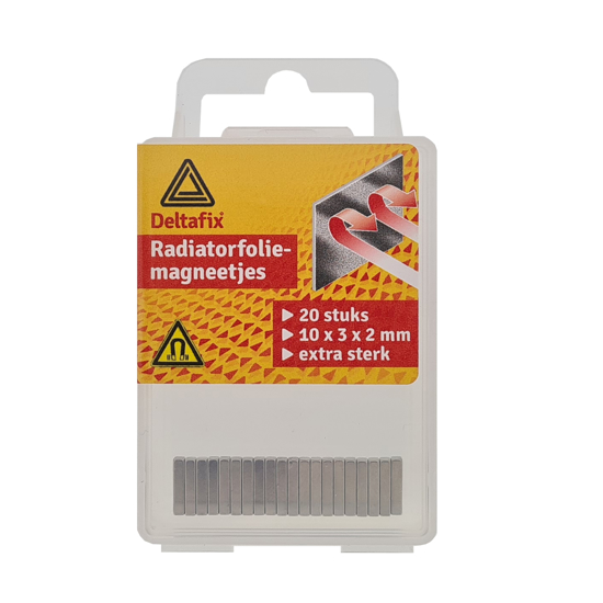 RADIATORFOLIE-MAGNETEN NIKKEL 10 X 3 X 2 MM 20ST 144 3357986