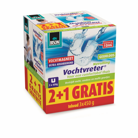 BISON VOCHTVRETER AMBIANCE MAGNEET NEU FBX 450G A3*6 NLFR 6314038 3358016