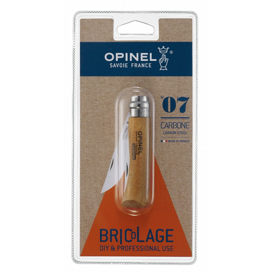 ZAKMES N°07 CARBON,OPINEL CLASSIC,NIET RVS/HOUT,VIROBLOC,BLS  3358028