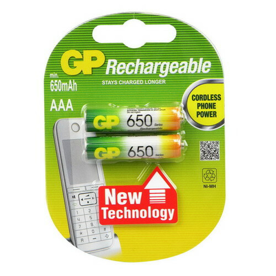 GP AAA BATTERIJ OPL 650MAH  3358125