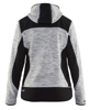 DAMES VEST MET SOFTSHELL GRIJS MELEE/ZWART XL 493121179099XL  3350238