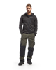GEBREID VEST MET SOFTSHELL DONKERGRIJS/ZWART L 493021179799L  3351127