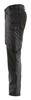 SERVICE WERKBROEK MET STRETCH DONKERGRIJS/ZWART C52 145918459899C52  3352512