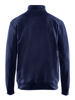 SWEATSHIRT MET HALVE RITS MARINEBLAUW L 336911588900L  3352538
