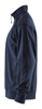 SWEATSHIRT BI-COLOUR MET HALVE RITS DONKER MARINEBLAUW/ZWART S 3353115  3354551