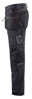 WERKBROEK MET 4-WEG STRETCH ZWART/ROOD C48 152216459956C48  3355039