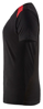 DAMES T-SHIRT BI-COLOUR ZWART/ROOD XL 347910429956XL  3355042