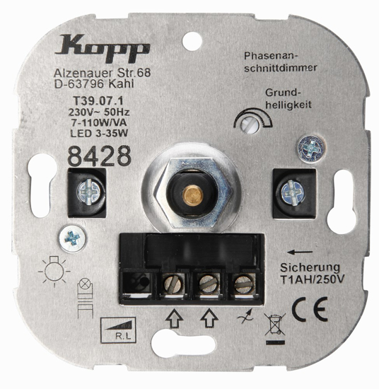 Afbeeldingen van LED WISSELDIMMER DRUK-DRAAI, LED 3 - 35 W