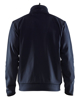Afbeeldingen van SERVICE SWEATSHIRT MET RITS DONKER MARINEBLAUW/ZWART M 336225268699M