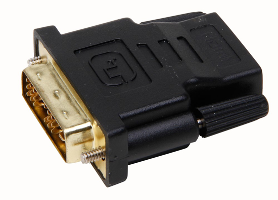 Afbeeldingen van HDMI-DVI VERLOOPSTEKKER GOLDLINE