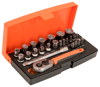 Afbeeldingen van BAHCO DOPPENSET 1/4 25D