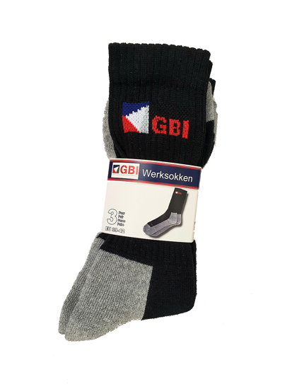Afbeeldingen van WERKSOKKEN MAAT 43/46 3 PAAR GBI