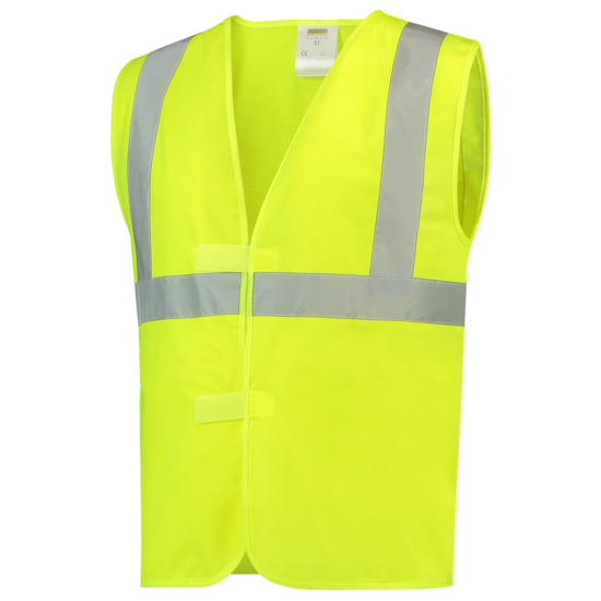 Afbeeldingen van VEILIGHEIDSVEST ISO20471 FLUORYELLOW M-L