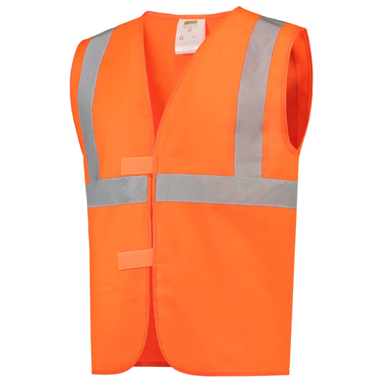 Afbeeldingen van VEILIGHEIDSVEST ISO20471 FLUORORANGE XL-XXL