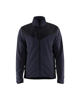 Afbeeldingen van GEBREID VEST MET SOFTSHELL DONKER MARINEBLAUW/ZWART M 594225368699M