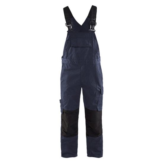 Afbeeldingen van BRETELBROEK MET STRETCH DONKER MARINEBLAUW/ZWART C62 269513308699C62