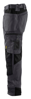 Afbeeldingen van WERKBROEK MET SPIJKERZAKKEN MEDIUM GRIJS/ZWART C52 155518609699C52