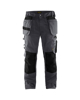 Afbeeldingen van WERKBROEK MET SPIJKERZAKKEN MEDIUM GRIJS/ZWART C52 155518609699C52