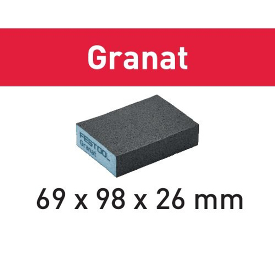 Afbeeldingen van FESTOOL SCHUURBLOK GRANAT 69X98X26 36 GR/6