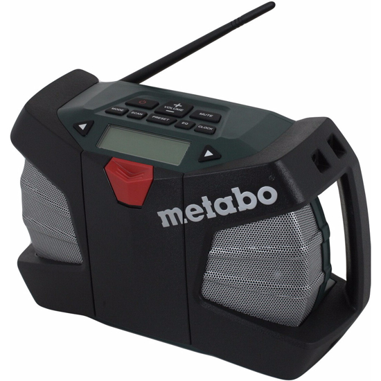 Afbeeldingen van METABO BOUWRADIO 10,8 VOLT "WILDCAT" MET LAADFUNCTIE BODY