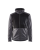 Afbeeldingen van HOODIE MET HELE RITS ZWART MELEE XL 354025339991XL