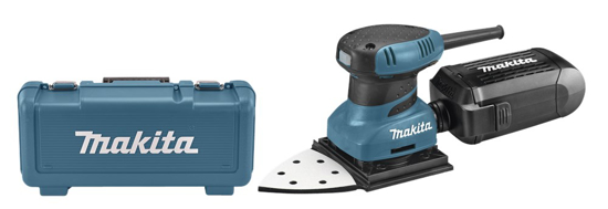 Afbeeldingen van MAKITA 230 V HANDPALM VLAKSCHUURMACHINE BO4565K