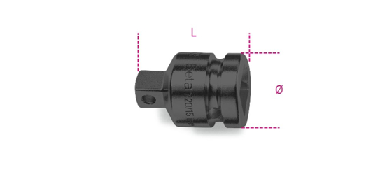 Afbeeldingen van BETA 720/15 VERLOOPDOP 1/2" NAAR 3/8