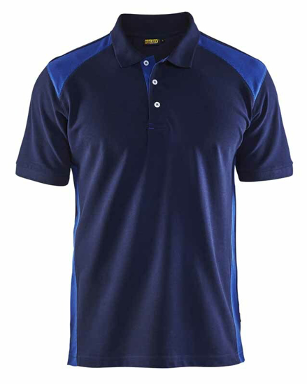 Afbeeldingen van POLOSHIRT PIQUE MARINEBLAUW/KORENBLAUW XXL 332410508985XXL