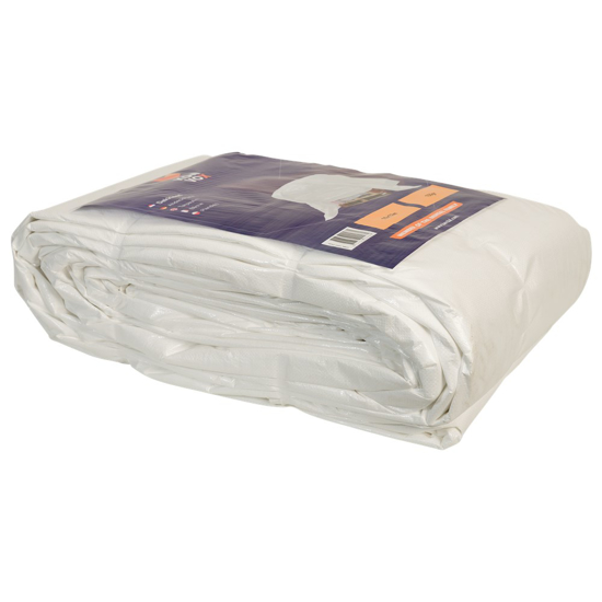 Afbeeldingen van DEKKLEED HD, WIT, 10 X 12 M 150 GRAMS