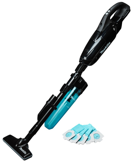 Afbeeldingen van MAKITA 18 V STEELSTOFZUIGER ZWART DCL282FZCB