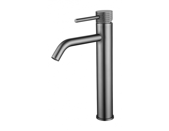 Afbeeldingen van WIESBADEN RIBBD XL HOGE WASTAFELMENGKRAAN GUNMETAL