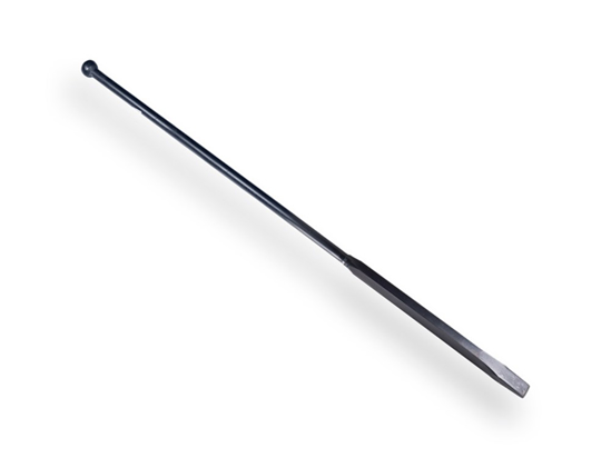 Afbeeldingen van STOOTIJZER, DE WIT, LENGTE 120 CM MET ONDERSTUK 40 CM VIERKANT